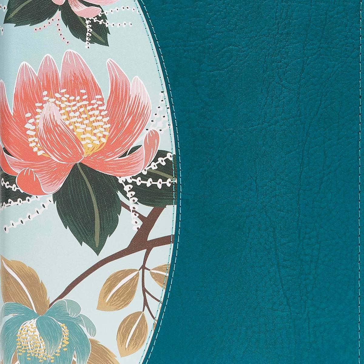 CSB Teal Floral Bible