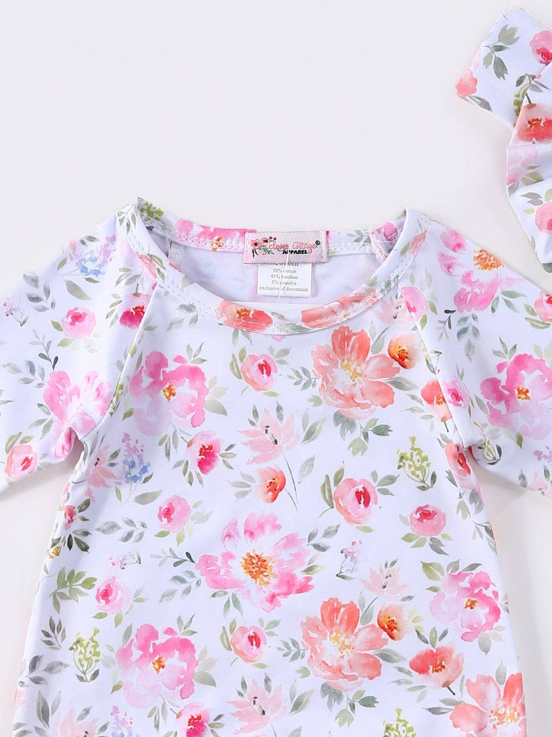 Pinky Coral Baby Gown