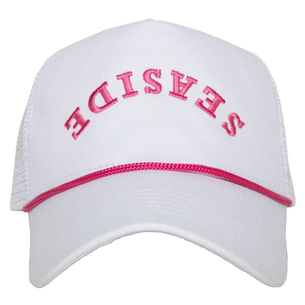 SEASIDE Upside Down Trucker Cap with Rope