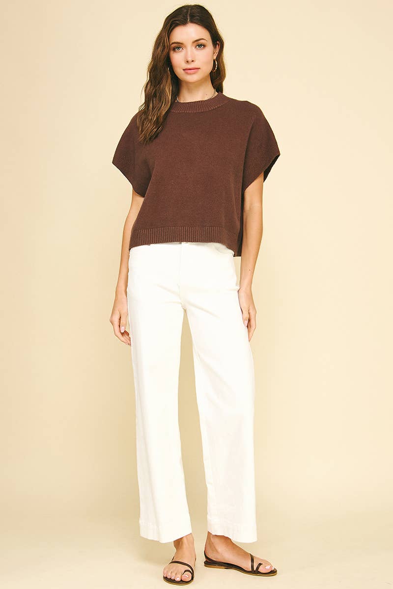 DROPPED SHOULDER SWEATER