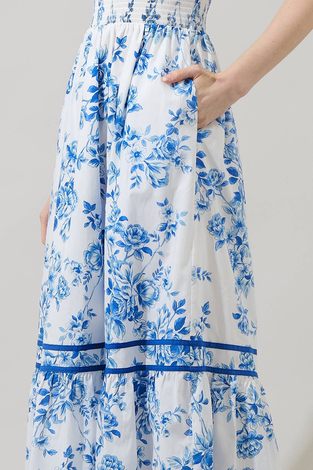 Ariana Blue Floral Dress