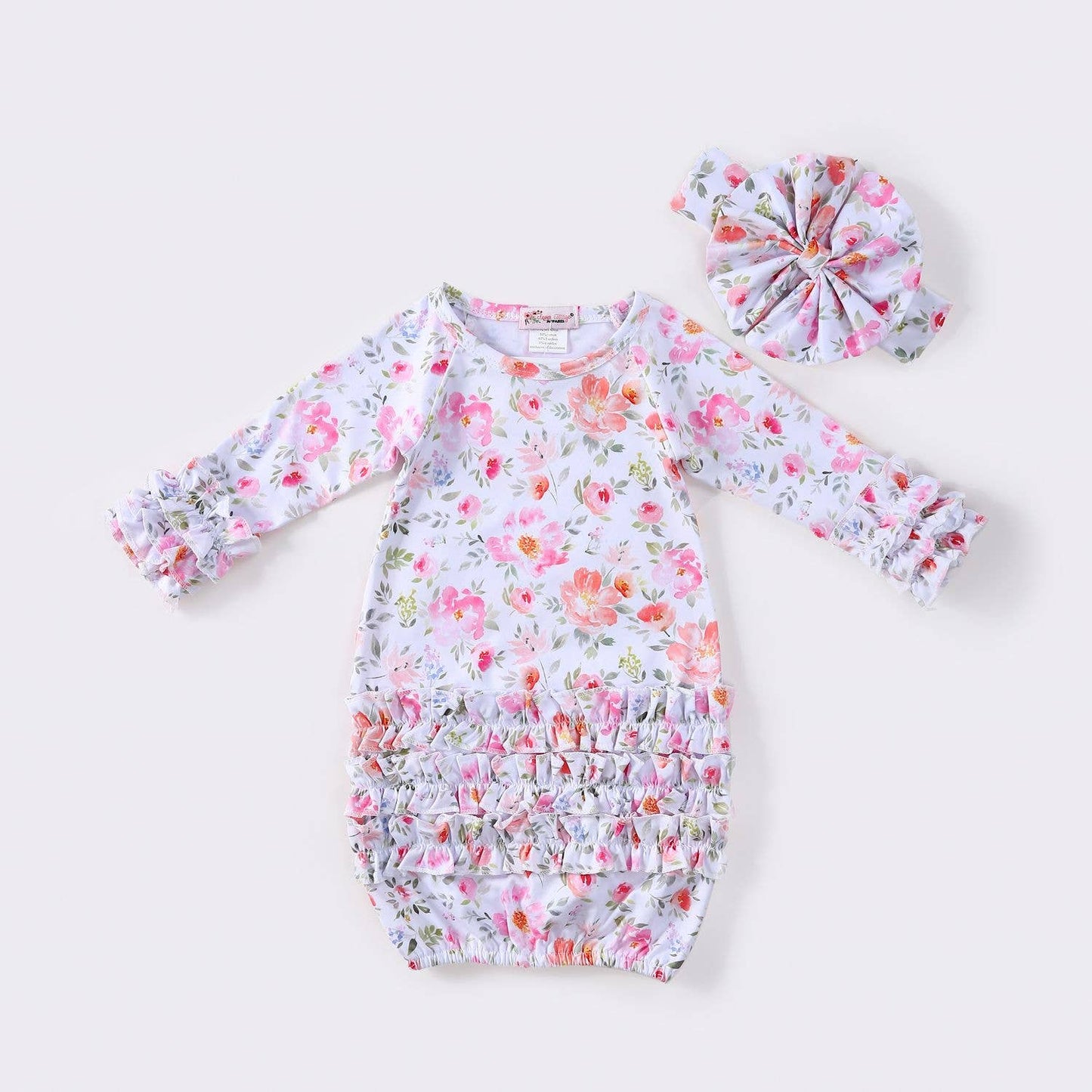 Pinky Coral Baby Gown