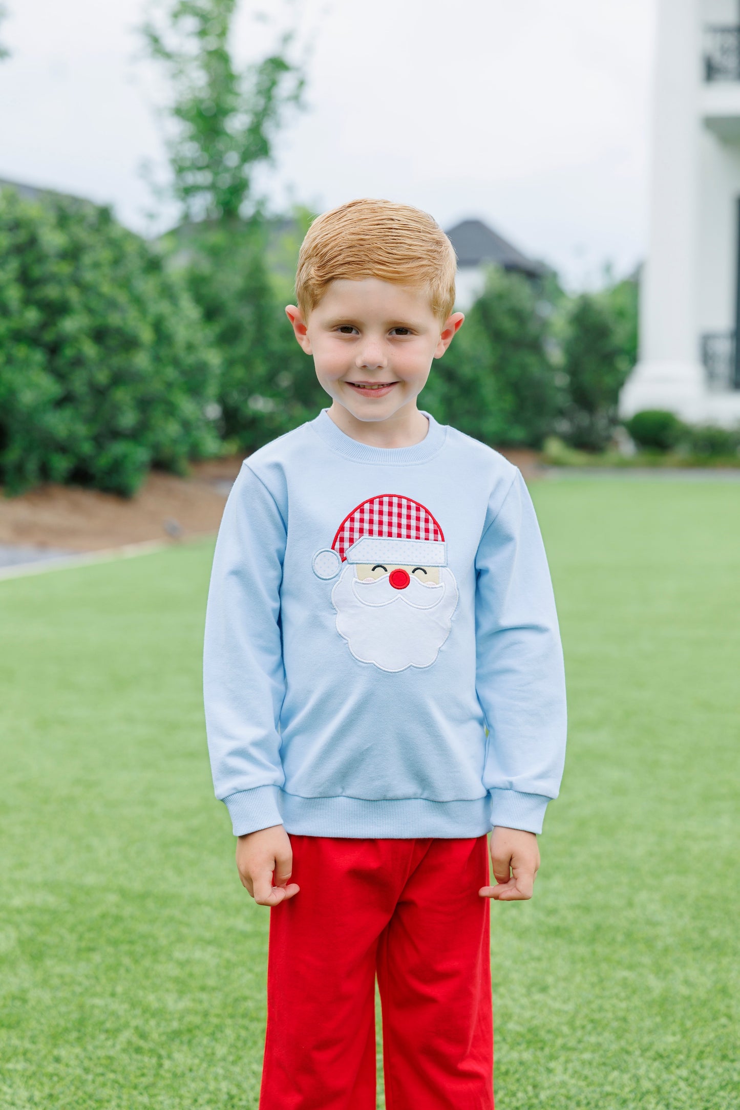 TS Blue Santa Pullover