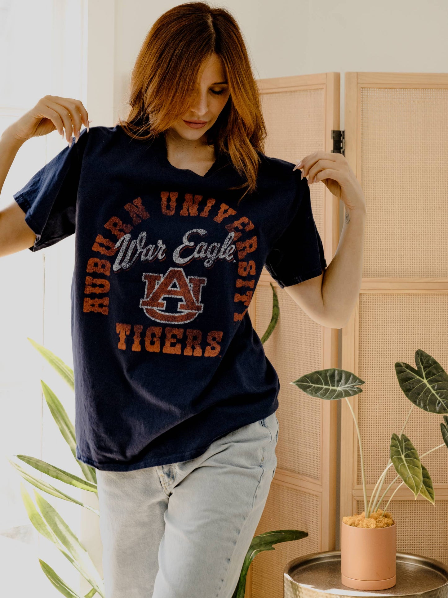 Auburn Uni Thrifted Tee