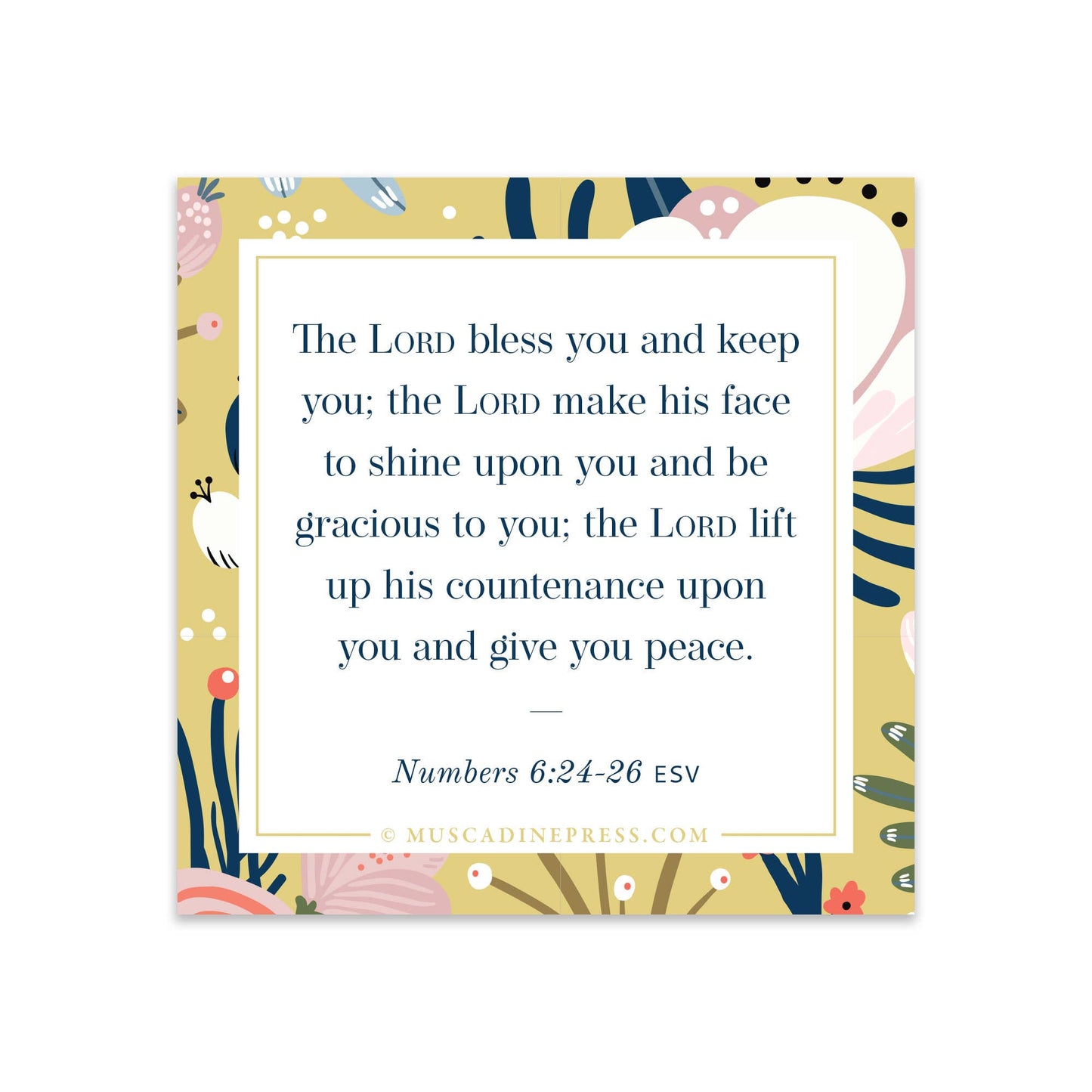 Scripture Static Cling, Benediction