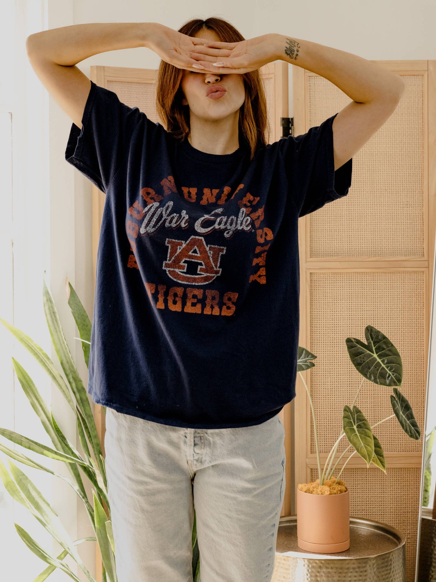 Auburn Uni Thrifted Tee