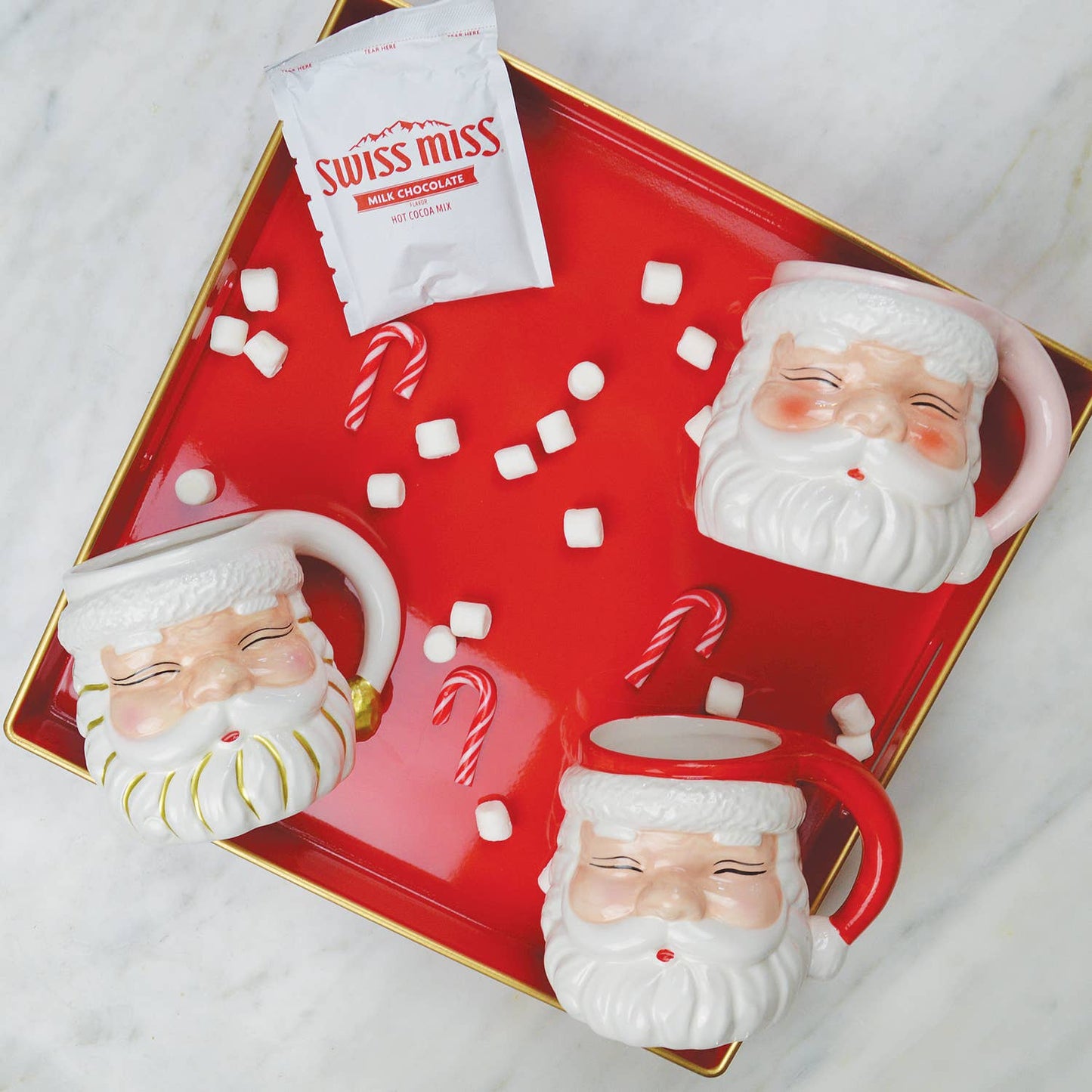 Santa Mug Set of 4