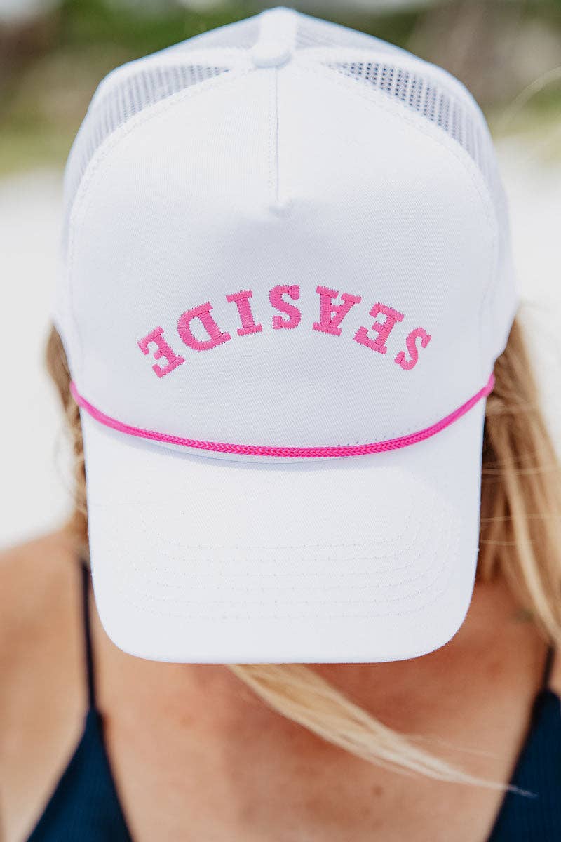 SEASIDE Upside Down Trucker Cap with Rope