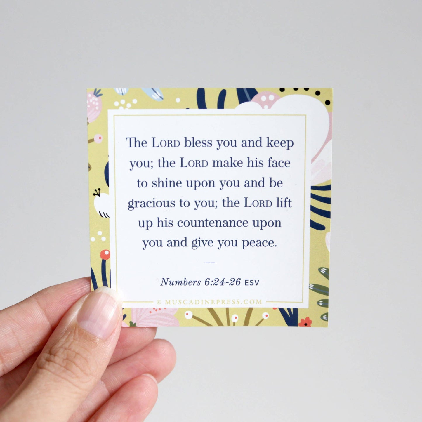 Scripture Static Cling, Benediction