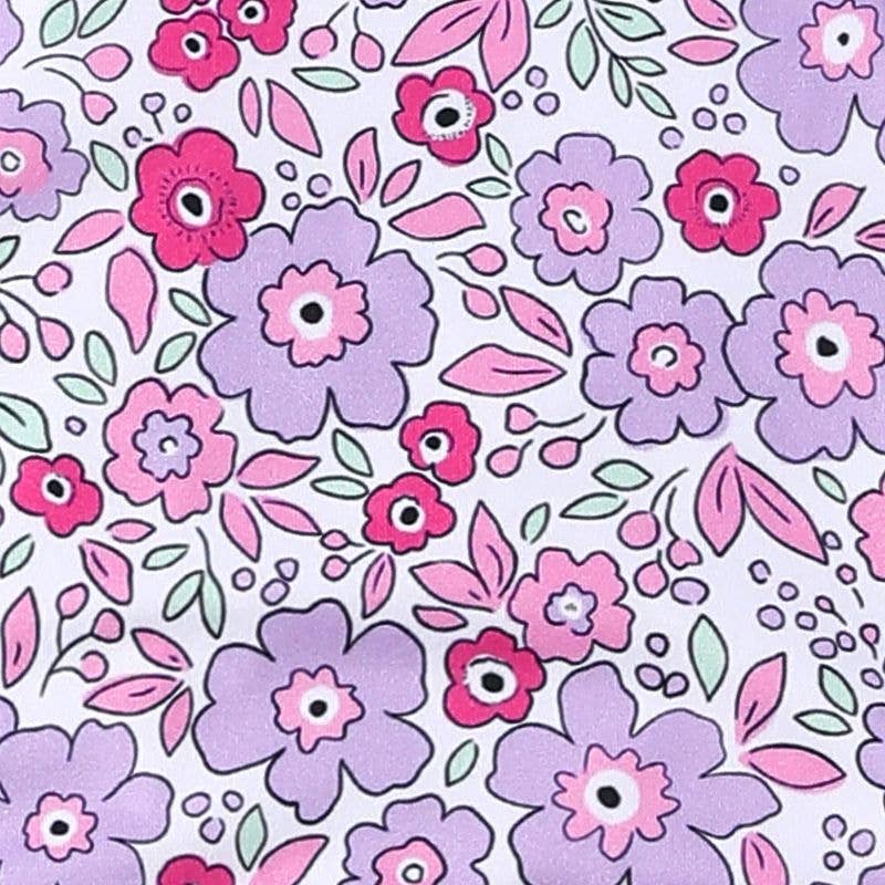 Purple Petals Baby Gown