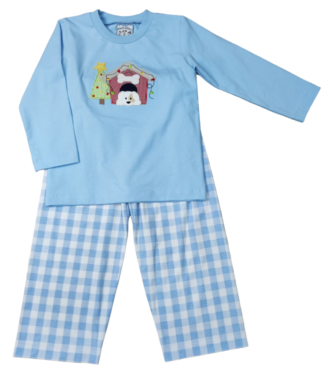 Three Sisters Christmas Puppy Pant Set