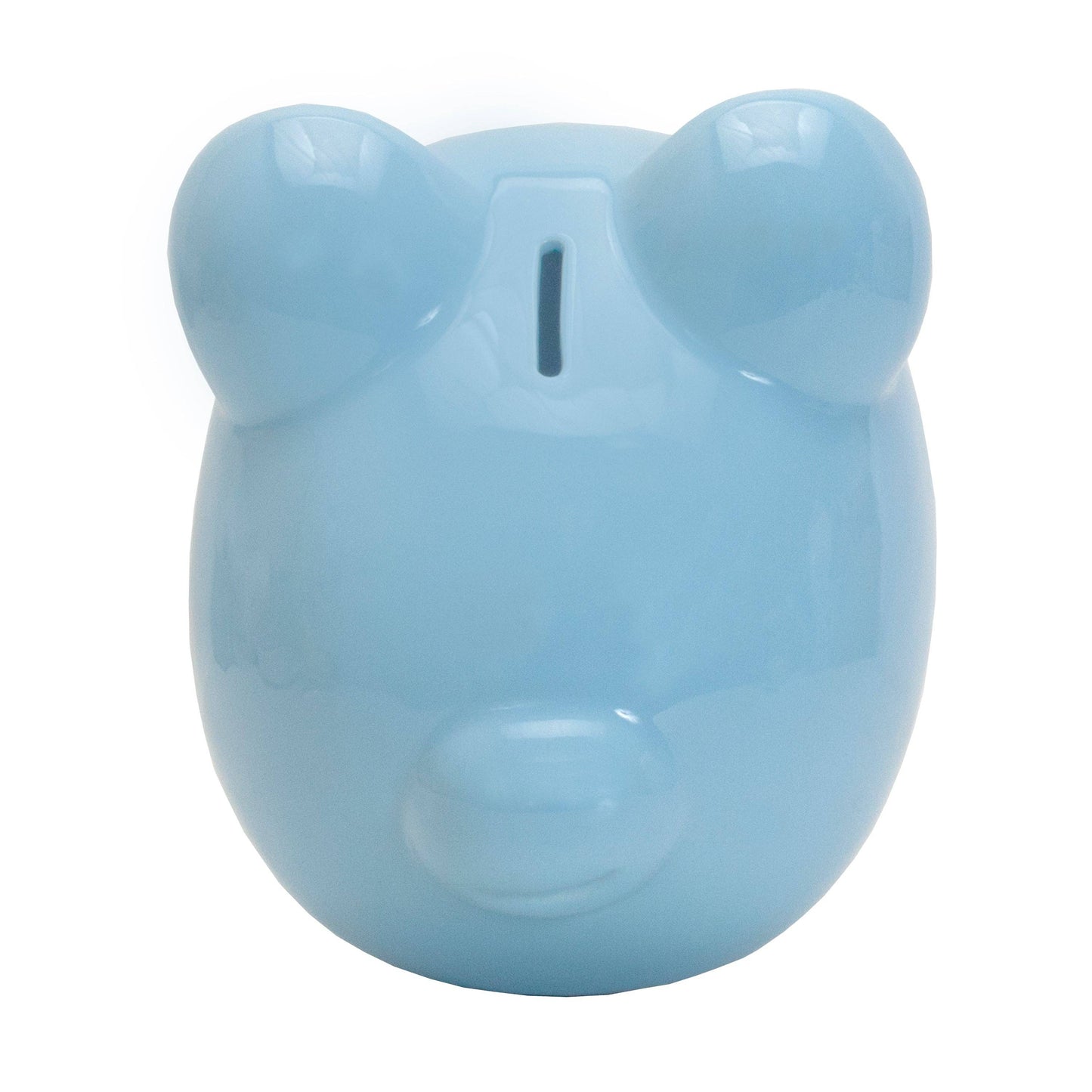 Large Blue Ceramic Piggy Bank