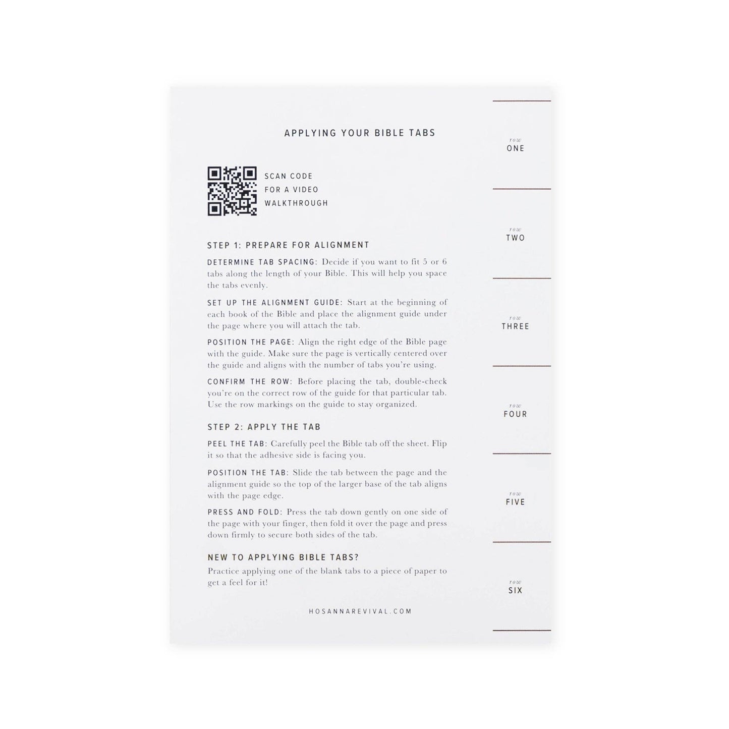 Bible Tabs: Gold Foiling