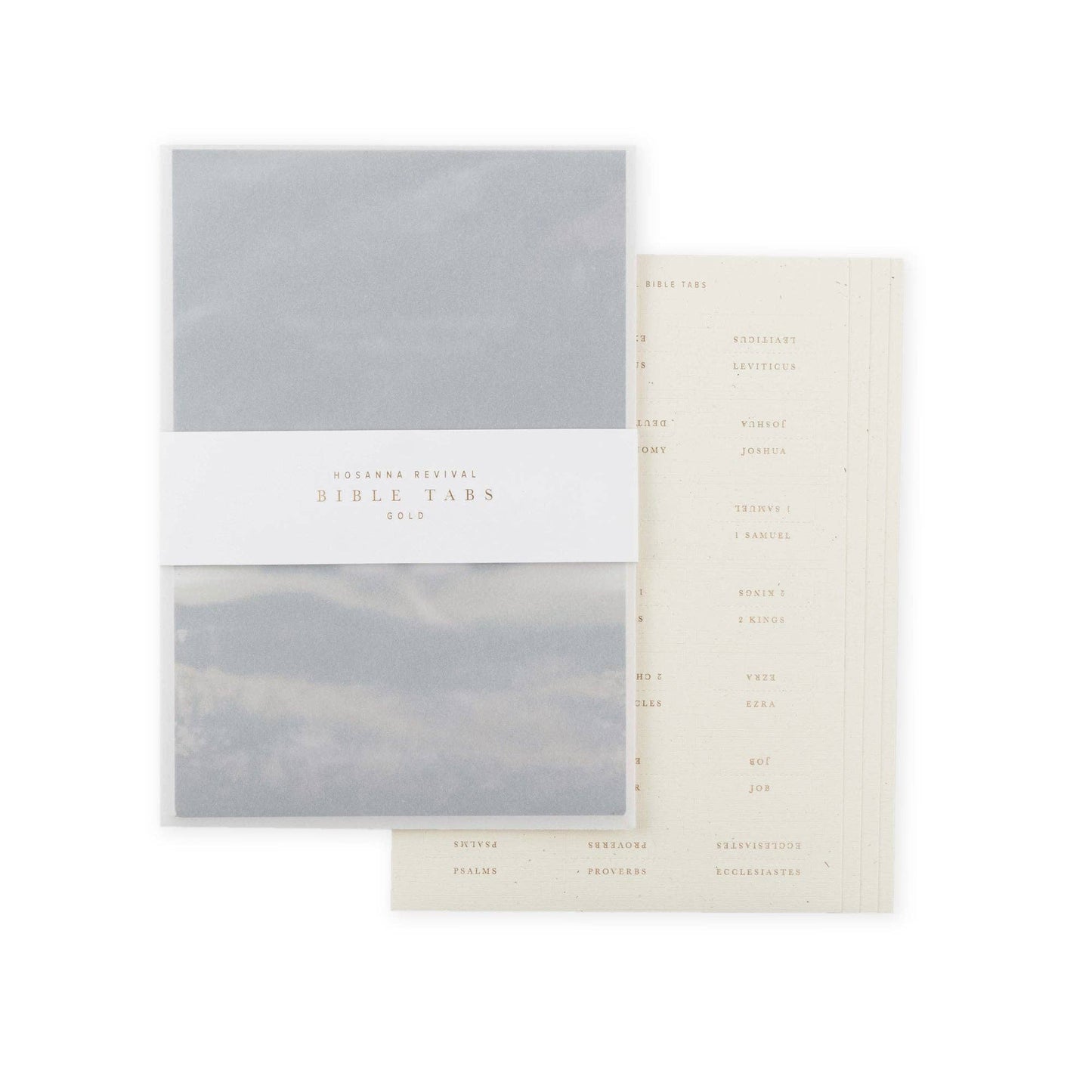 Bible Tabs: Gold Foiling