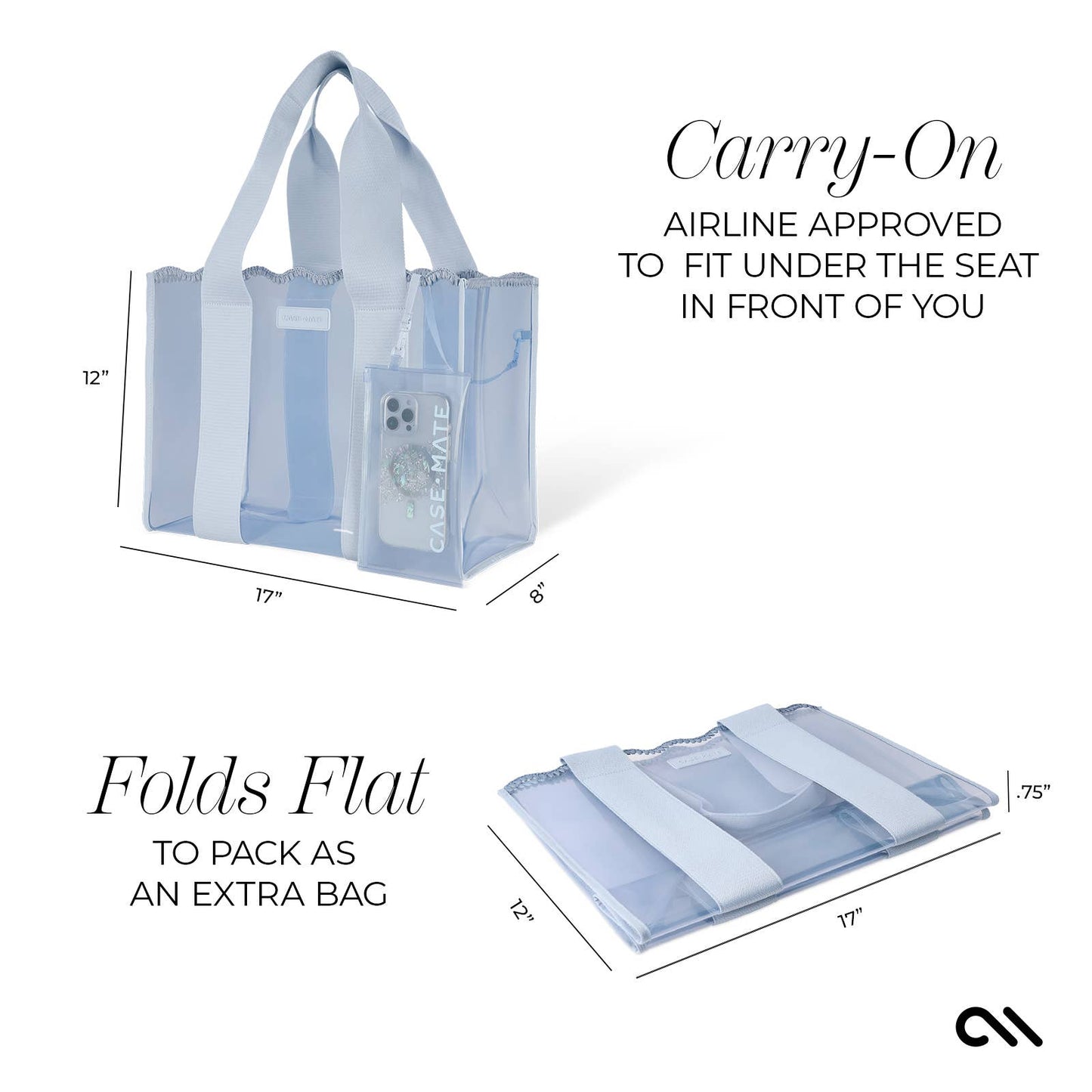 Carolina Blue Case-Mate Tote