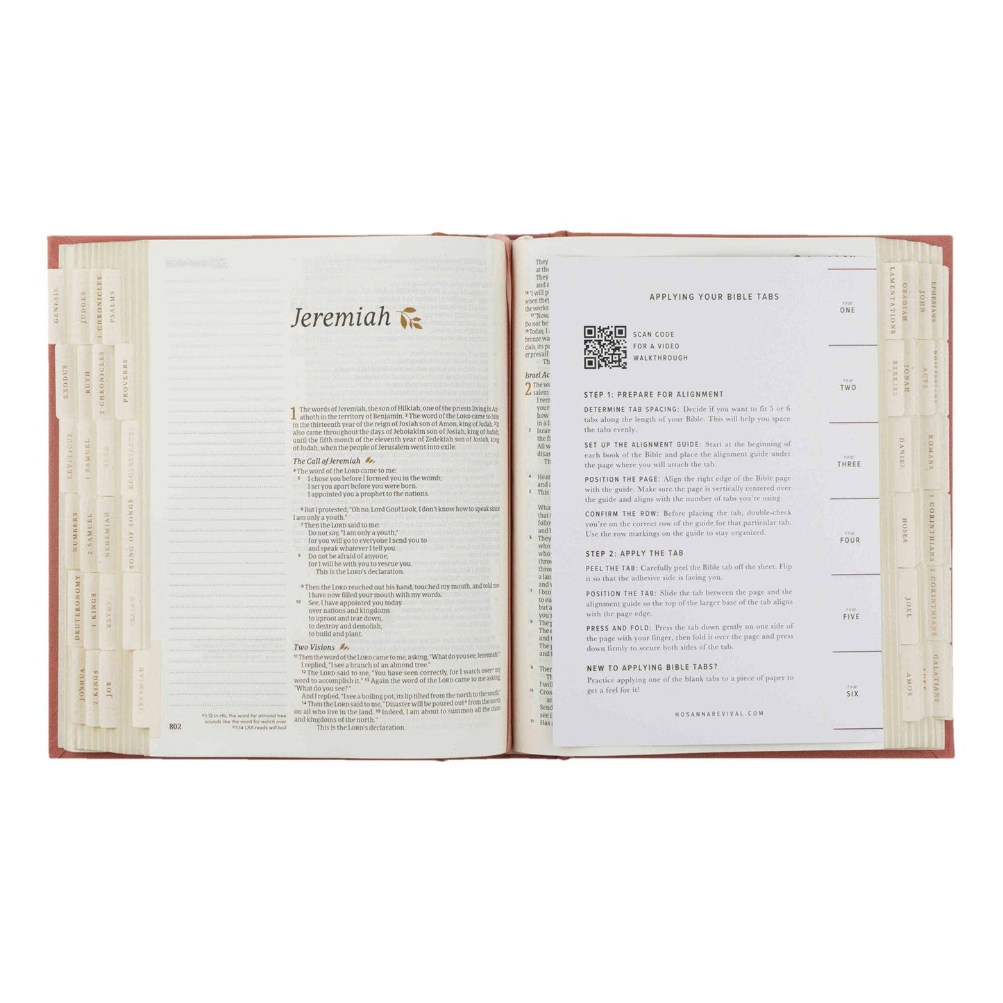 Bible Tabs: Gold Foiling