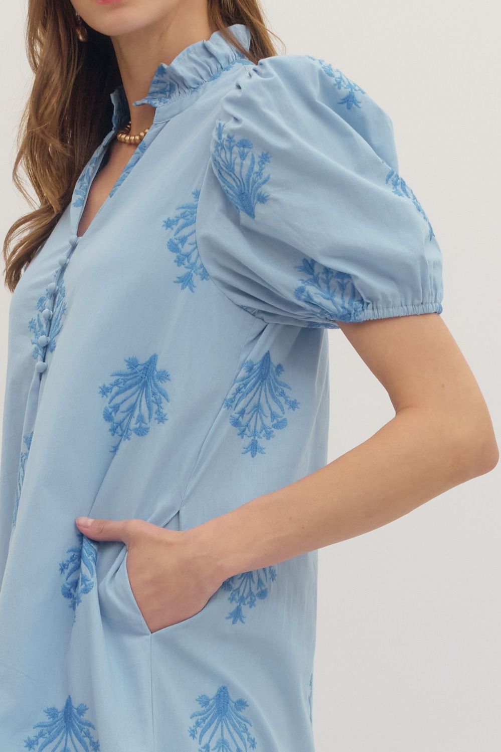 Chambray Days Maxi Dress