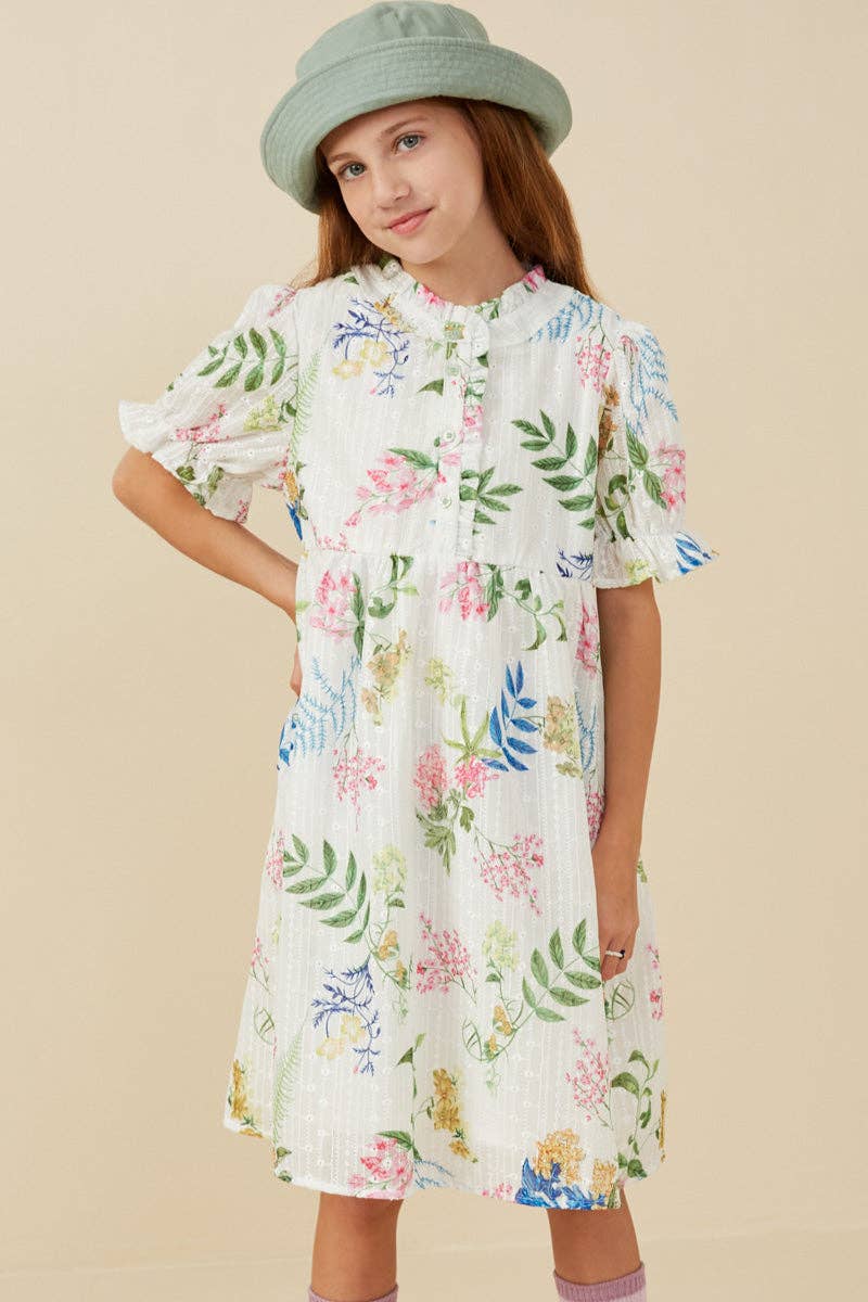 Girls Botanical Dress