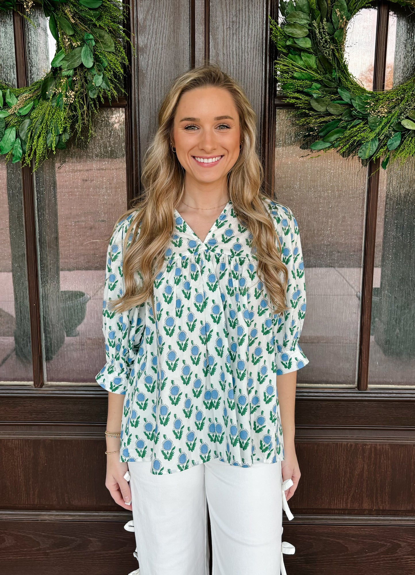 Happy Floral Top