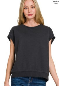 French Terry Sleeveless Top