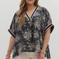 + Black Floral Top