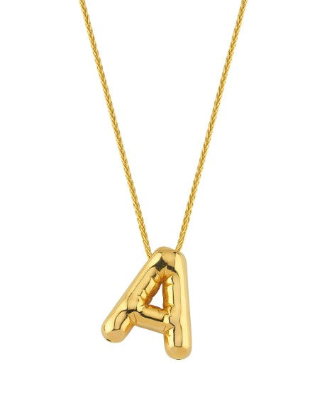 Balloon Initial Necklace