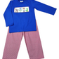 Three Sisters Toy Time Smocked Boys Pants Set