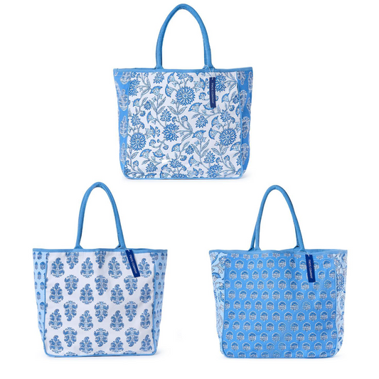 Two's Tote Blue