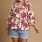 + Garnet Floral Top
