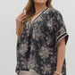 + Black Floral Top