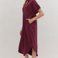 Marcy Burgundy Dress