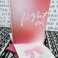 Pink Bow Tea Towel