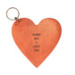 Sugarboo Keychain Leather Heart