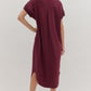 Marcy Burgundy Dress