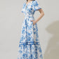 Ariana Blue Floral Dress
