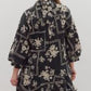 + Black Botanical Dress
