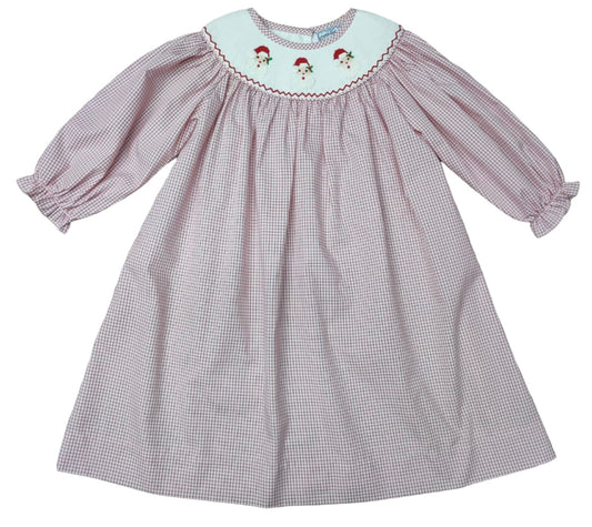 Three Sisters Santa Smocked Bishop