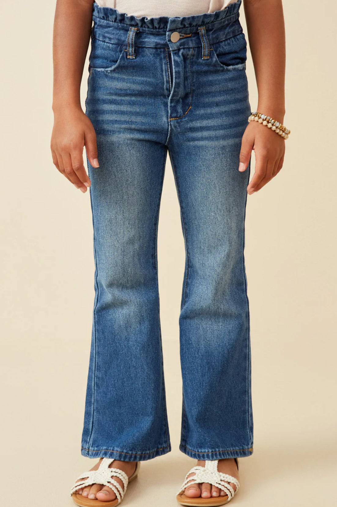 Hayden Girl Ruffle Waist Jeans