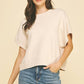 DROPPED SHOULDER SWEATER