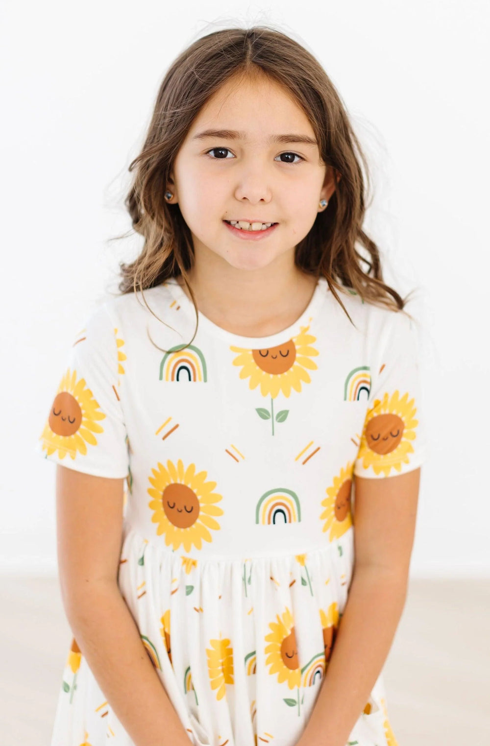 MR Sunflower Twirl Dress