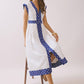 Contrast Trim Detail Dress