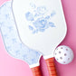 Coquette Blue Bow Floral Pickleball Paddle (ONE)