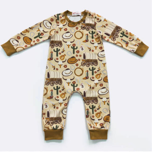 Covered Wagon Onesie