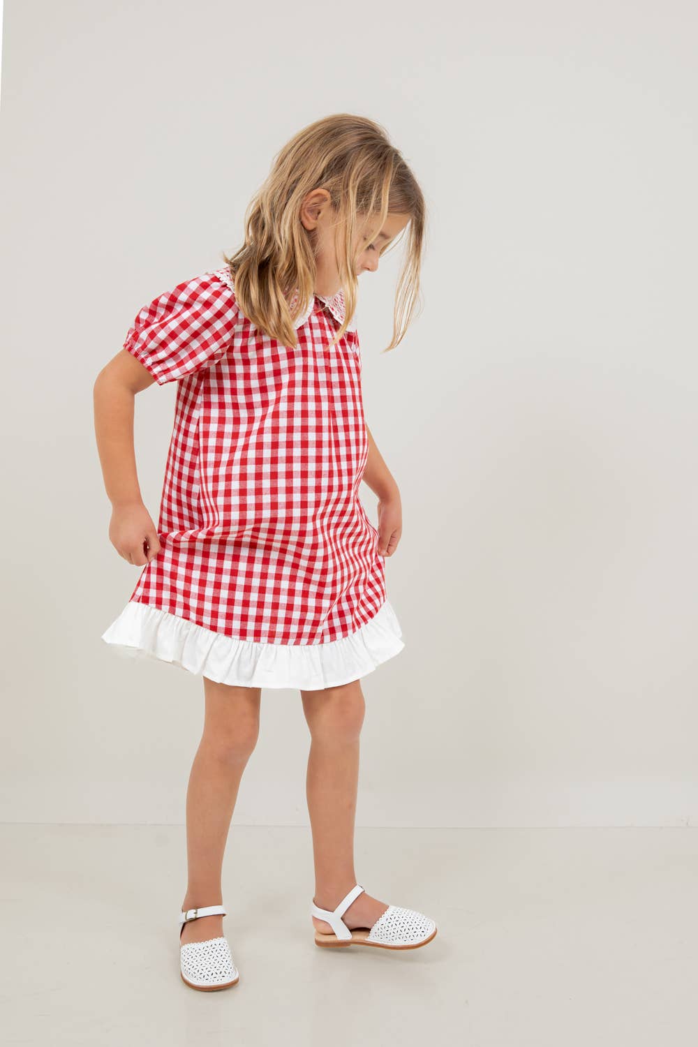 Collared Plaid Dress