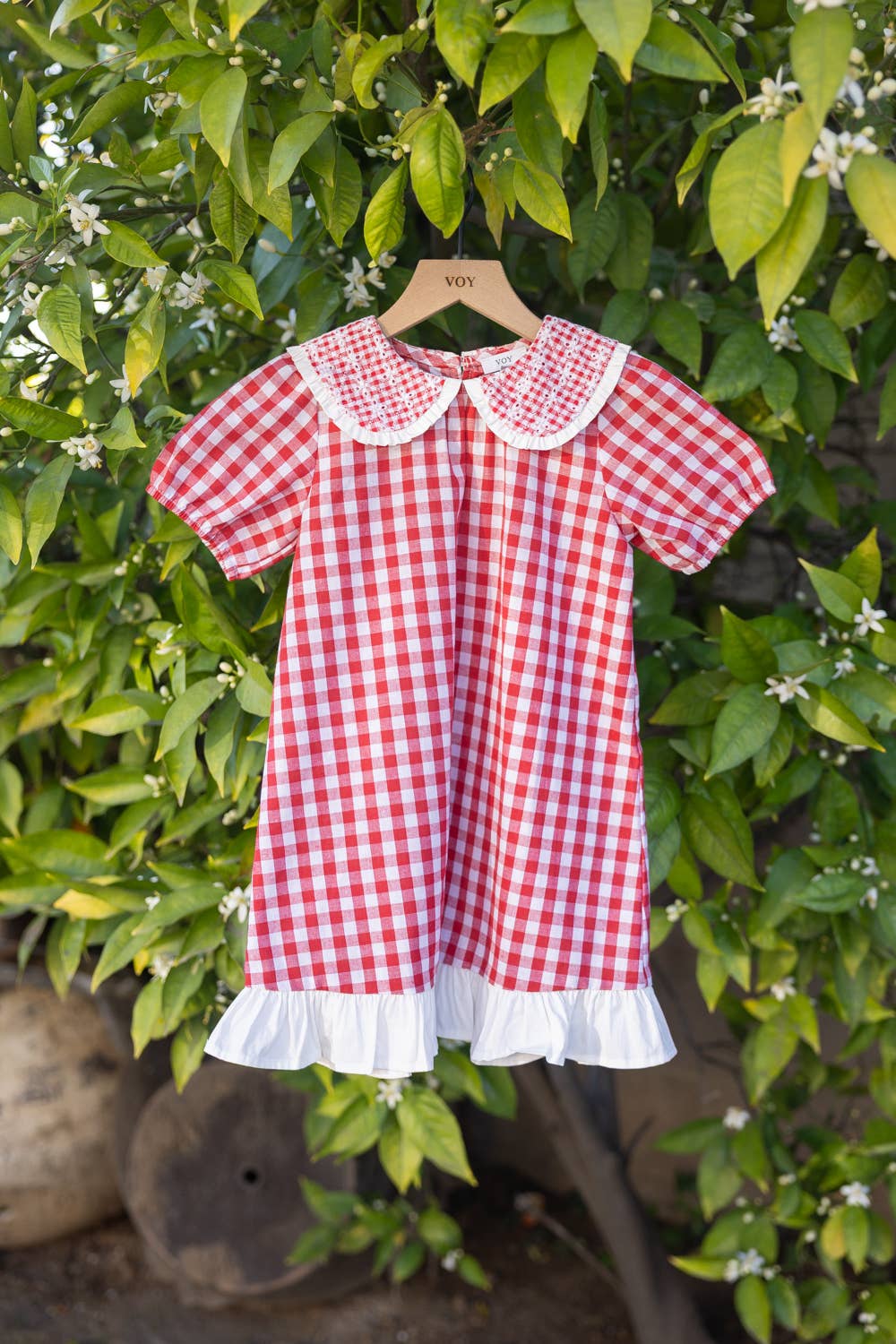 Collared Plaid Dress