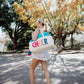 Aqua "Cheer" Weekender Duffle Bag