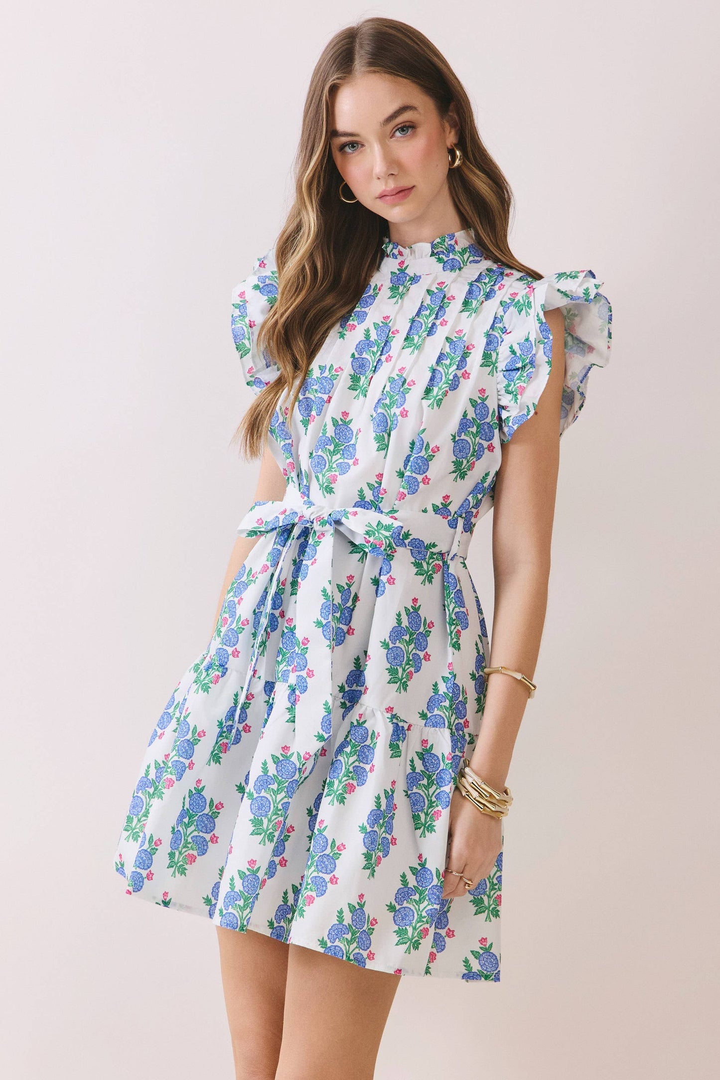Blue Floral Dress TCEC