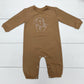 Three Sisters Lab Embroidery Boys Romper