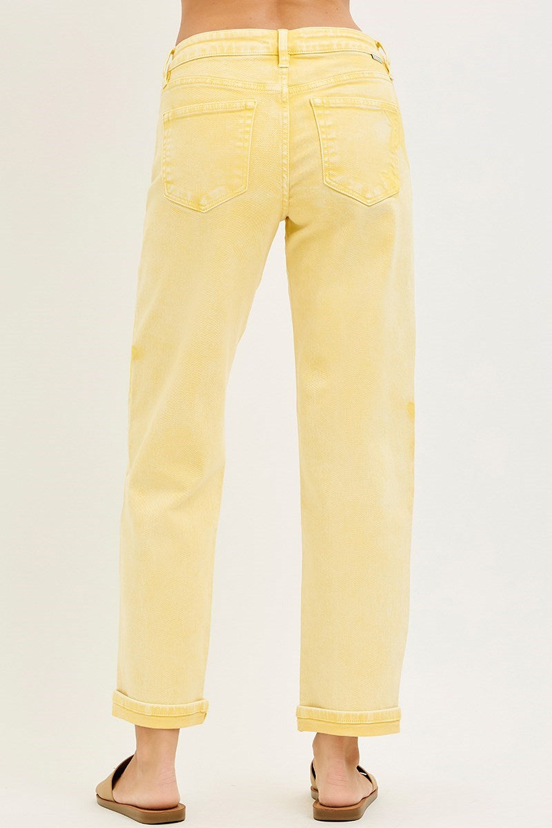 Risen Yellow Star Denim