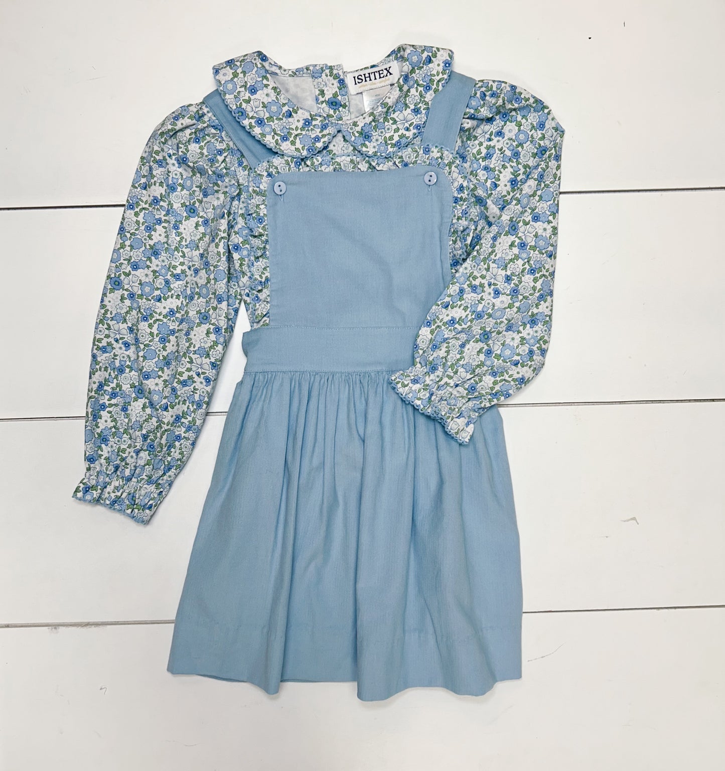 Ishtex Blue Flower Jumper Set